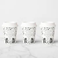 Personalized Wedding  Paper Cups