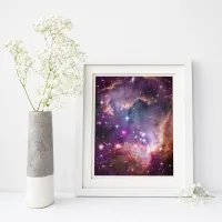 Purple Small Magellanic Cloud Poster