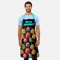 Funny Joyful Jumping Jars of Jubilant Jam Apron