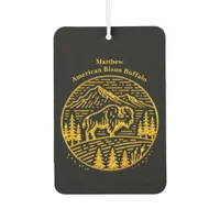 Bison at Sunset in Mountain Landscape Air Freshener