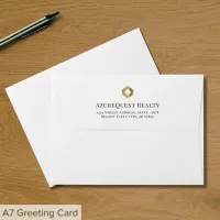 Sophisticated Business Return Address Envelope