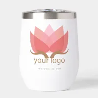 Custom Business Logo Upload ID621 Thermal Wine Tumbler