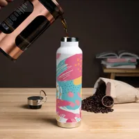 Colorful Abstract Water Bottle