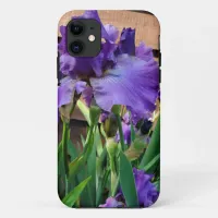 Pretty Purple Iris Floral iPhone 11 Case