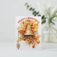 Vintage Bell - Christmas Card