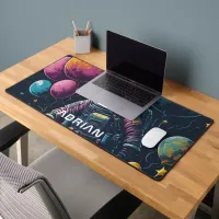 Astronaut in Space Desk Mat