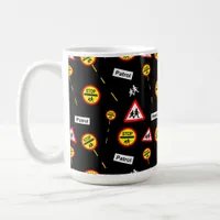 School Crossing Patrol Signs Fun Coffee Mug