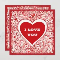 I Love You Will You Marry Me Valentines Card