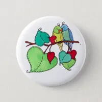 Love Birds II Pinback Button