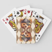 Captain Bear Poker Cards