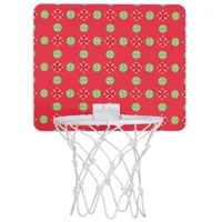 Christmas Holiday Charm Pattern 03 -  Mini Basketball Hoop