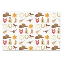 Wild West Western Country Rodeo Any Age Birthday Tissue Paper