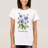 Purple Pansies T-Shirt