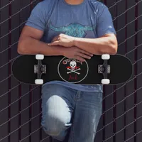 Personalized Jolly Roger Skateboard