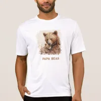 *~* PAPA BEAR Father's Day Gift Cub Art  AP86 T-Shirt