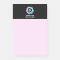 *~* Om Aum Lotus Flower Mandala Post-it Notes