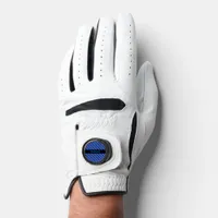 Modern mosaic in black, royal blue, custom  golf glove