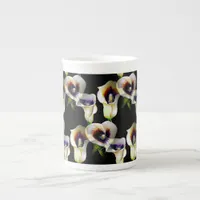 Sublime Watercolor Arum Calla Lilies Bone China Mug