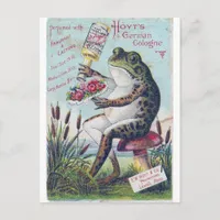 Hoyt's German Cologne Frog Postcard