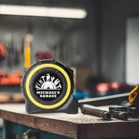 Fun Personalized Garage Work Tools Tape Measure