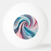 Pink and Blue Pastel Marble | Ping Pong Ball