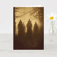 Vintage Sepia Witches all occasions Card