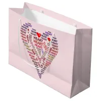 Words of Heart Large Gift Bag