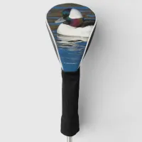 Handsome Bufflehead Duck at the Winter Pond Golf Head Cover