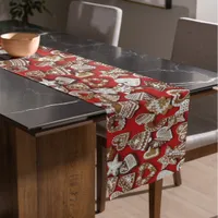 Christmas Gingerbread Cookies Table Runner