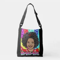 Be-You-Tiful | Girl of Color | Pop Art   Crossbody Bag