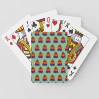 Multicolored Christmas Tree - Playing Cards