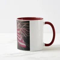 American Flag and Fireworks Mug