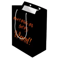 Halloween Witchy Quote Medium Gift Bag