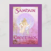 Samhain Greetings Lunar Goddess Postcard