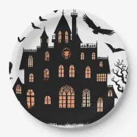 Haunted House Paper Plate