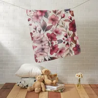 Cherry Blossom Baby Blanket