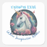 Unicorns Exist Sticker