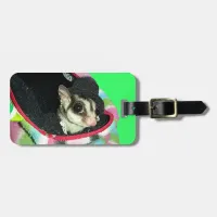 Sugar Glider Wearing a Hat Luggage Tag