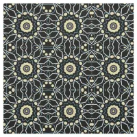 Modern Abstract Intricate Chic Geometric Pattern Fabric