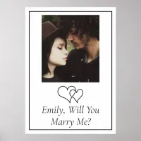 Personalized Will  You Marry Me   Poster