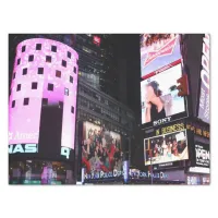 Times Square in New York City (pink) Tissue Paper