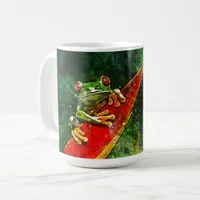 Cute Red Eyed Costa Rica Tree Frog Artistic Coffee Mug