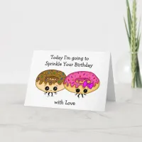 Cute Donut Pun Birthday Card