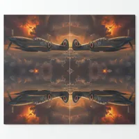 Flames of the Sky: A Spitfire's Ascent Wrapping Paper