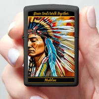 Indigenous Artistic Heritage Zippo Lighter