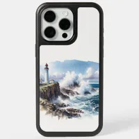 Lighthouse Coastal Beach iPhone 15 Pro Max Case