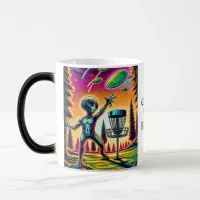 Catch the Breeze | Alien Disc Golf Magic Mug