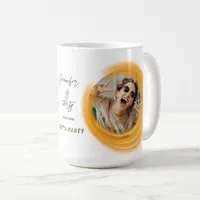 Glam Girly Photo Script 20 30 40 th Birthday Party Coffee Mug