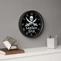 Captain Dad -  Classic Clock