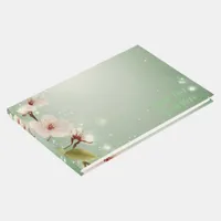 Elegant Floral Blossom Wedding Invitation Design Guest Book